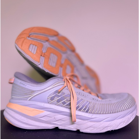 Hoka One One Bondi 7 Harbor Mist - Women's Size 8.5 - Stylish Comfort! - Picture 3 of 6